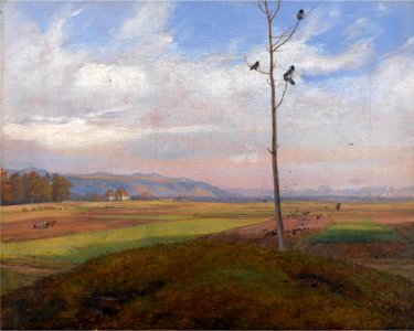 Johan Christian Claussen Dahl - Parti ved Dresden