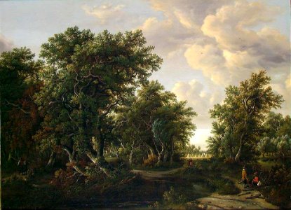 Johan Christian Dahl - Copy of Landscape by M. Hobbema - NG.M.00708 - National Museum of Art, Architecture and Design photo