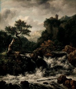 Johan Christian Dahl - Copy of Landscape by J. Ruisdael - NG.M.00049 - National Museum of Art, Architecture and Design