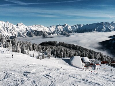 Winter ski wintry