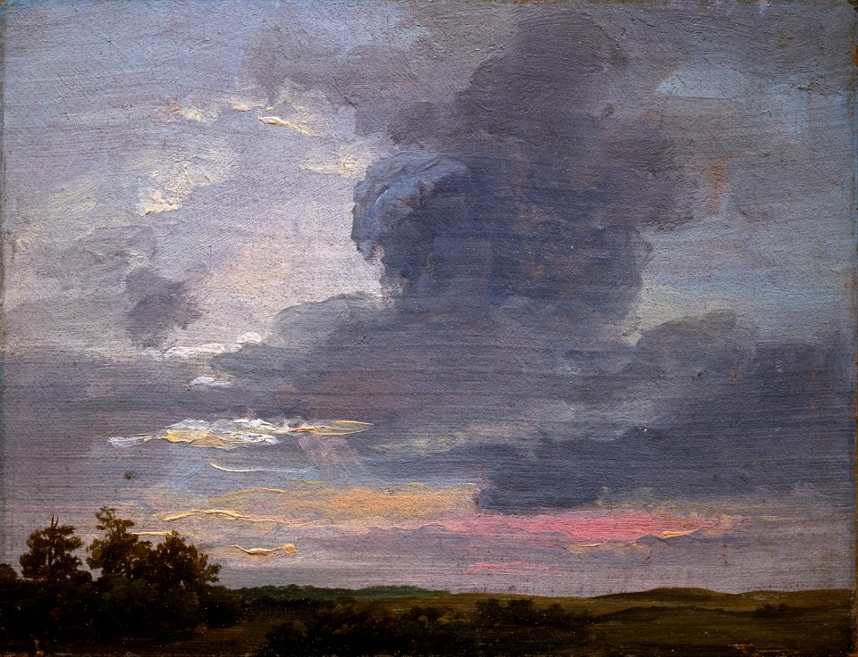 Johan Christian Dahl - Cloud Study over flat Landscape - Google Art Project