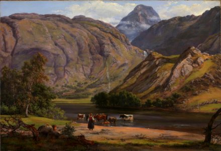 Johan Christian Dahl - Isdalen at Svartediket near Bergen - NG.M.01906 - National Museum of Art, Architecture and Design
