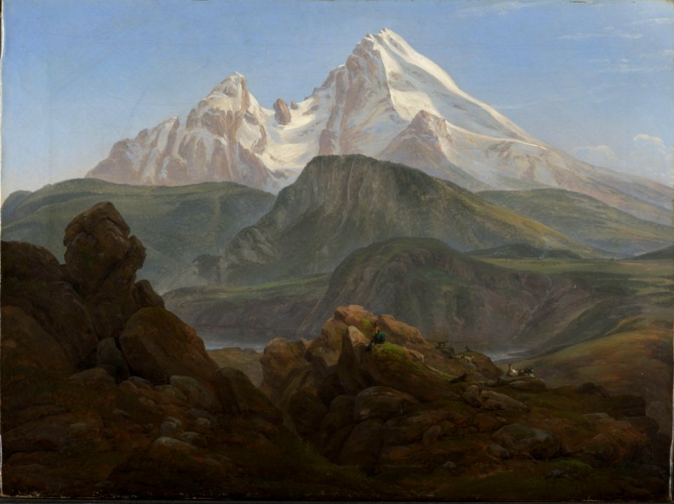 Johan Christian Dahl - The Watzmann - NMK.2005.0353 - National Museum of Art, Architecture and Design