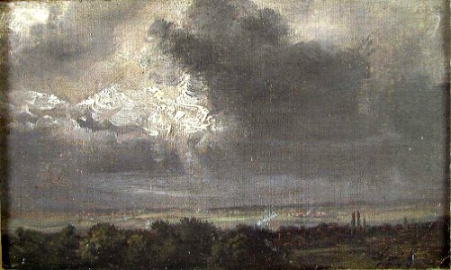 Johan Christian Dahl - Study of Storm Clouds - NG.M.01199 - National Museum of Art, Architecture and Design