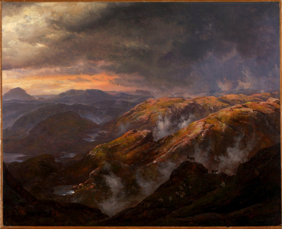 Johan Christian Dahl - View from Lyshornet - NG.M.01062 - National Museum of Art, Architecture and Design