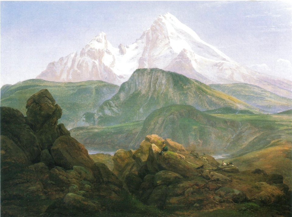 Johan Christian Claussen Dahl Der Watzmann