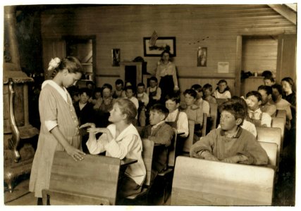 Daily inspection of teeth and finger nails. Older pupils make the inspection under the direction of teacher who records results. This has been done every day this year. School -49, Comanche LOC cph.3a19696