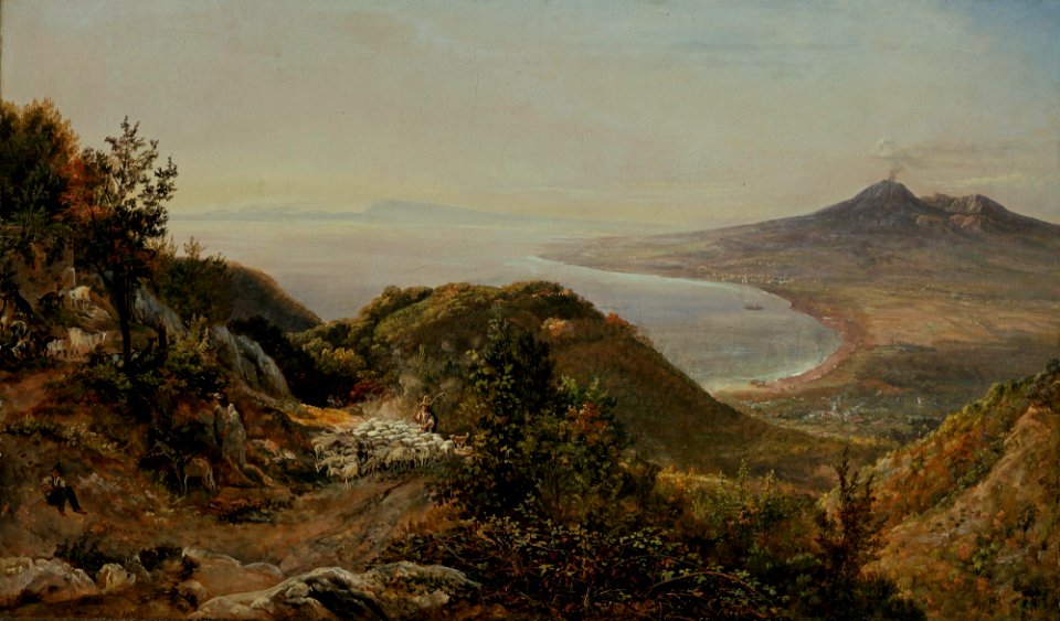 Johan Christian Dahl - View from Pimonte - NG.M.00766 - National Museum of Art, Architecture and Design