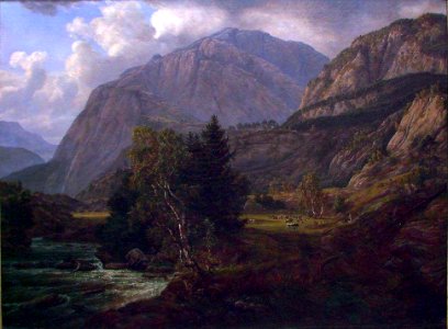 Johan Christian Dahl - View of Fortundalen - NG.M.01205 - National Museum of Art, Architecture and Design