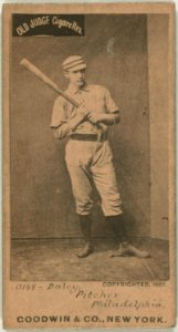 Daily, Philadelphia Quakers, baseball card portrait LCCN2007686882