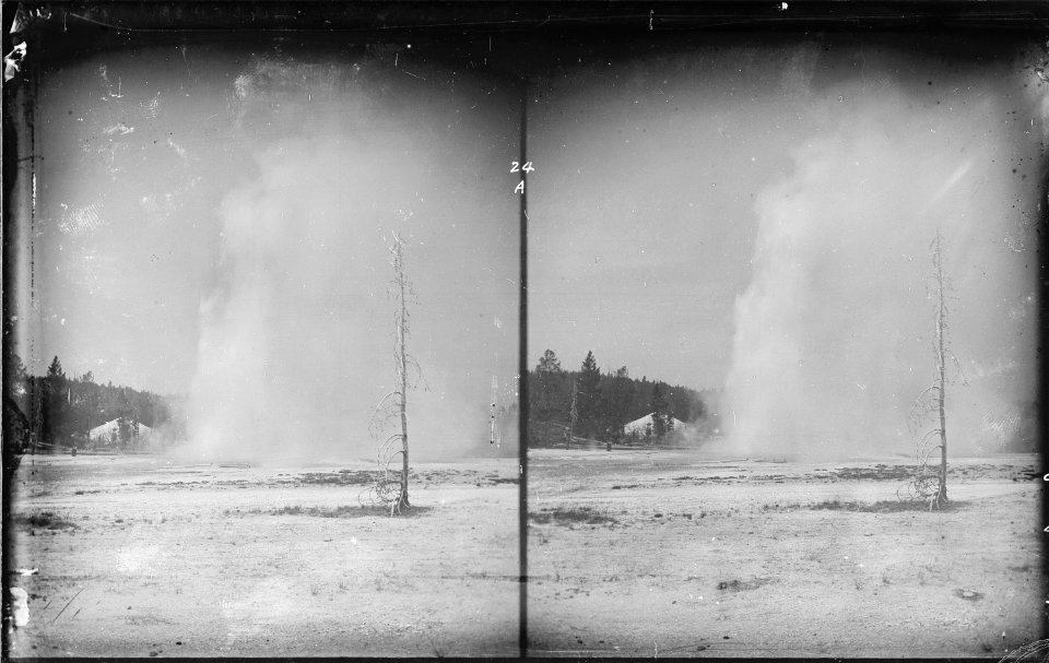 Daisy Geyser. Yellowstone National Park - NARA - 517264