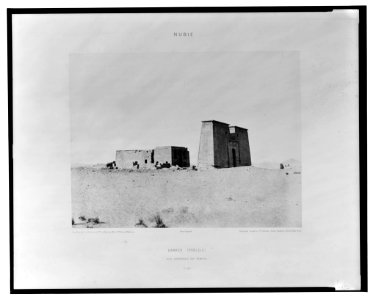 Dakkeh (Pselcis) - vue générale du temple - Félix Teynard. LCCN2001695373