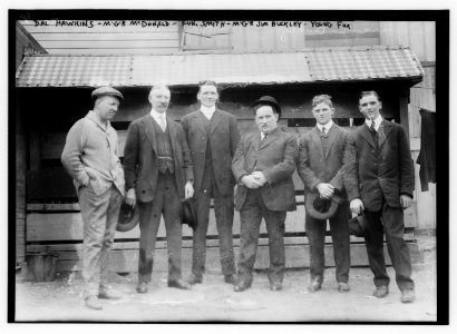 Dal Hawkins - M'g'r McDonald - Gun. Smith - M'g'r Jim Buckley - Young Fox LCCN2014695750