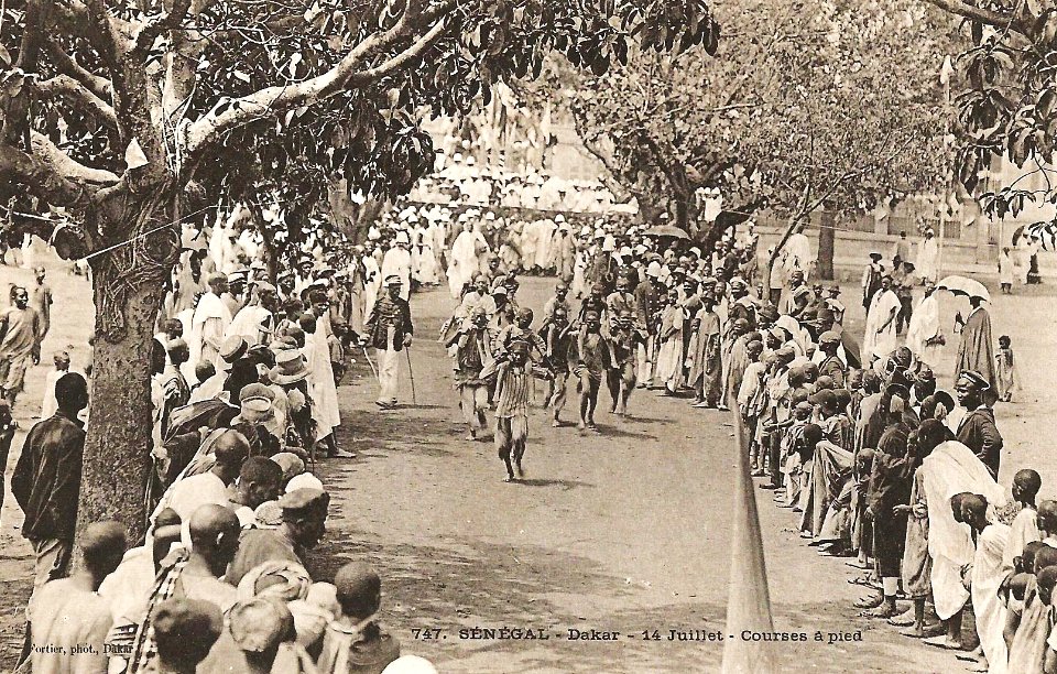 Dakar-14 juillet-Courses à pied (AOF)