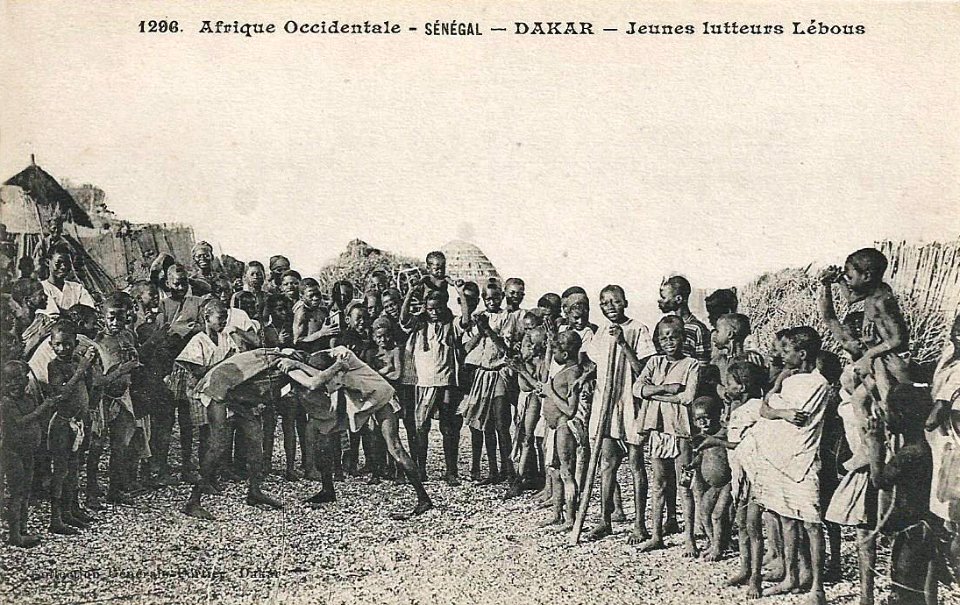 Dakar-Jeunes lutteurs Lébous (AOF)