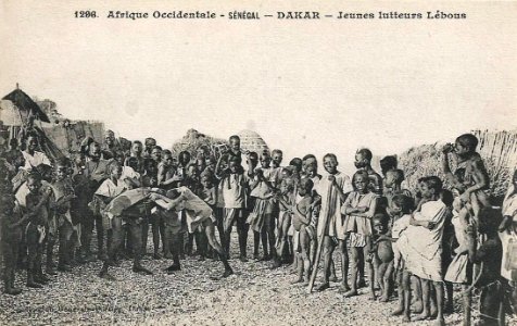 Dakar-Jeunes lutteurs Lébous (AOF)