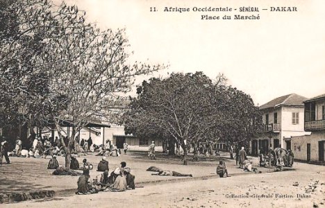 Dakar-Place du Marché (AOF)