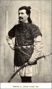 Dalnoki Béni az István király színdarabban, Vasárnapi Ujság, 1898 photo