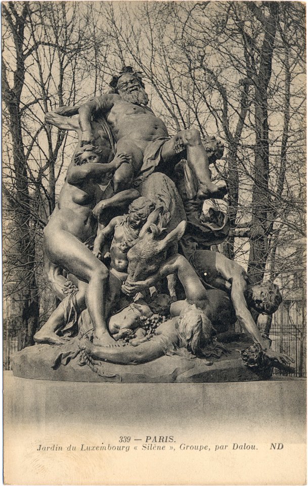 Dalou Triomphe de Silène CP