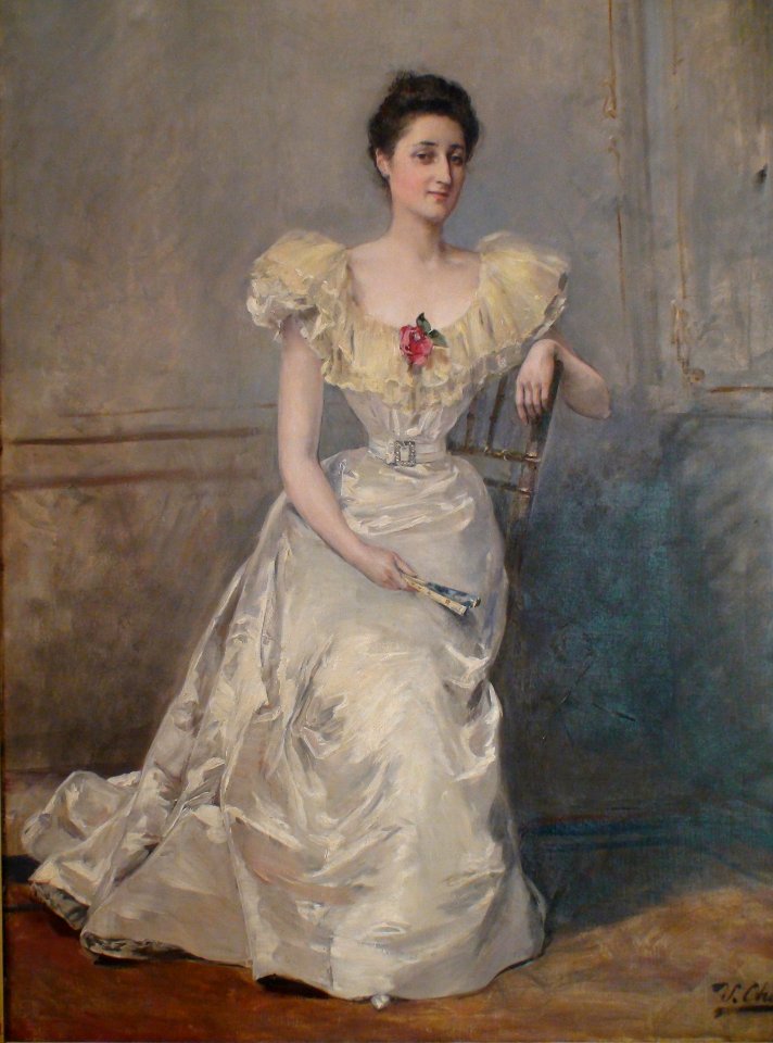Dama sentada-Ulpiano Checa