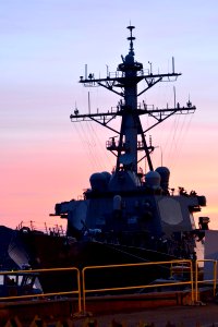 Damaged Arleigh Burke-class guided-missile destroyer USS Fitzgerald (DDG 62) in June 2017 - 3