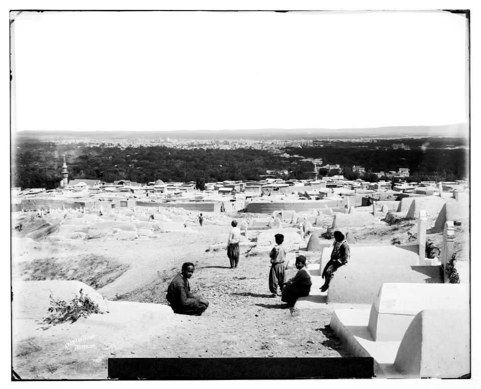 Damascus (Esh-Sham). Cemetery of the Meidan LOC matpc.07065