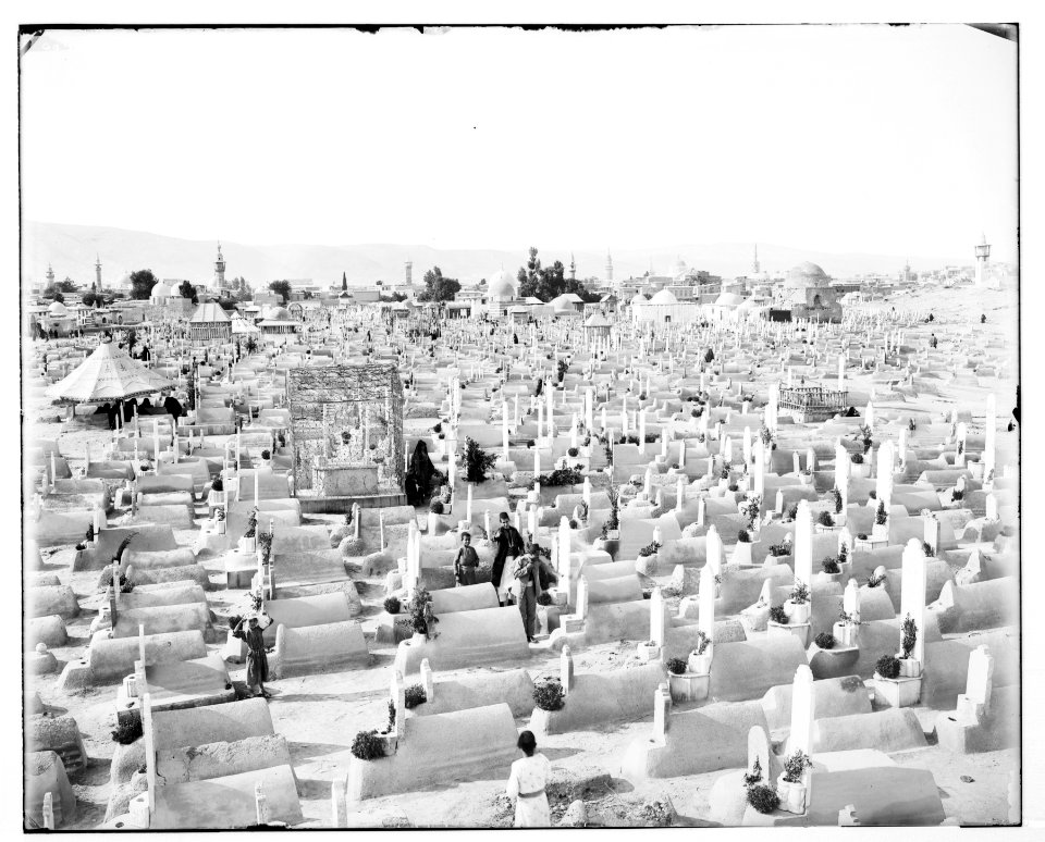 Damascus (Esh-Sham). Cemetery of the Meidan LOC matpc.07067