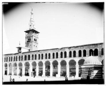 Damascus (Esh-Sham). Damascus and the mosque LOC matpc.07069