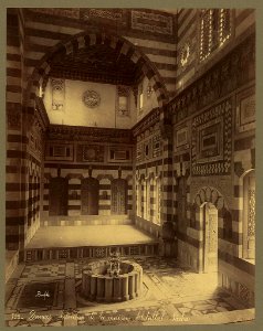 Damas. Intérieur de maison Abdallah-Pacha - Bonfils. LCCN2004670463