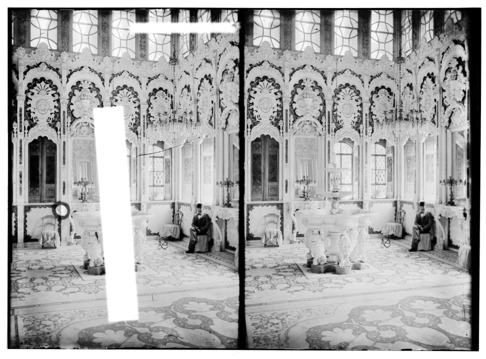 Damascus (Esh-Sham). Shamieh's reception room LOC matpc.01154