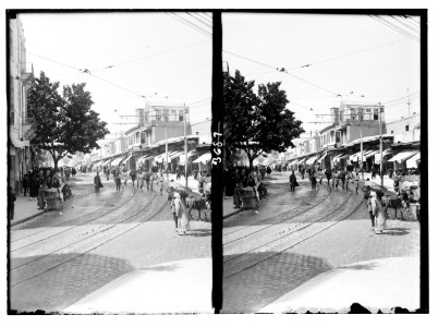 Damascus and environs. Damascus. El Meidan. The 'pan-handle' street of Damascus LOC matpc.02863