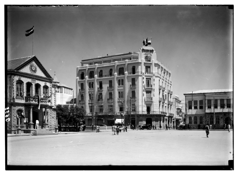 Damascus and environs. Damascus. The Omyad Hotel. Facing the city square LOC matpc.06446