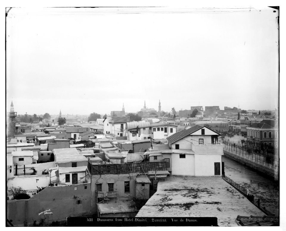 Damascus from Hotel Dimitri LOC matpc.07043