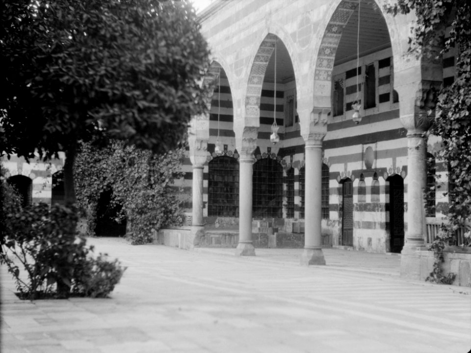 Damascus and Environs. Damascus. Palais Azam. The collonaded court LOC matpc.15488