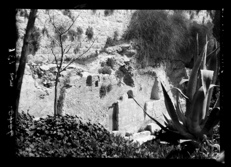 Damascus Gate and environs. Garden tomb, exterior LOC matpc.15100