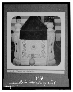 Damascus (Esh-Sham). Tomb of Saladin LOC matpc.12332