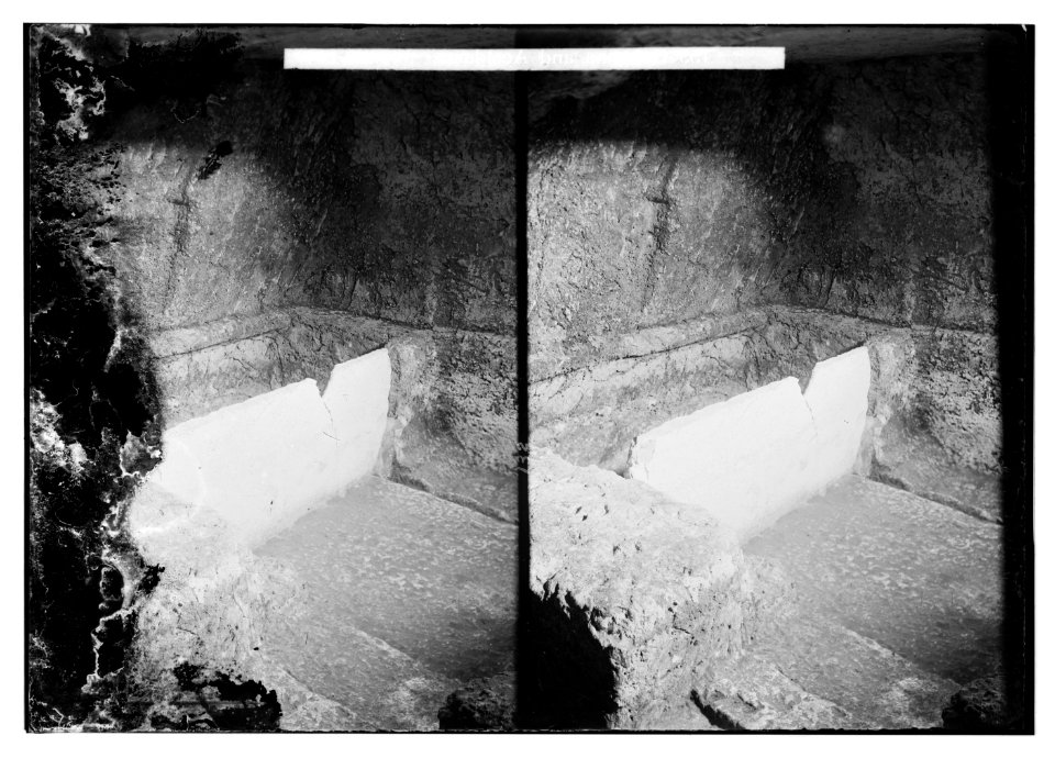 Damascus Gate and environs. Garden Tomb, interior LOC matpc.07567