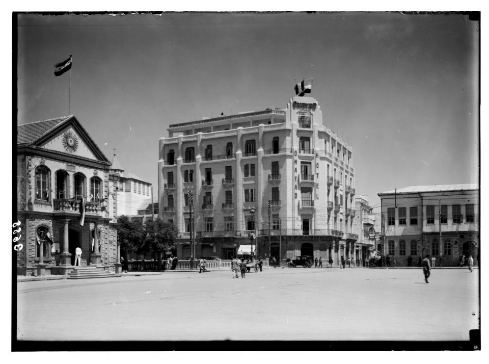 Damascus and environs. Damascus. The Omyad Hotel. Facing the city square LOC matpc.02864