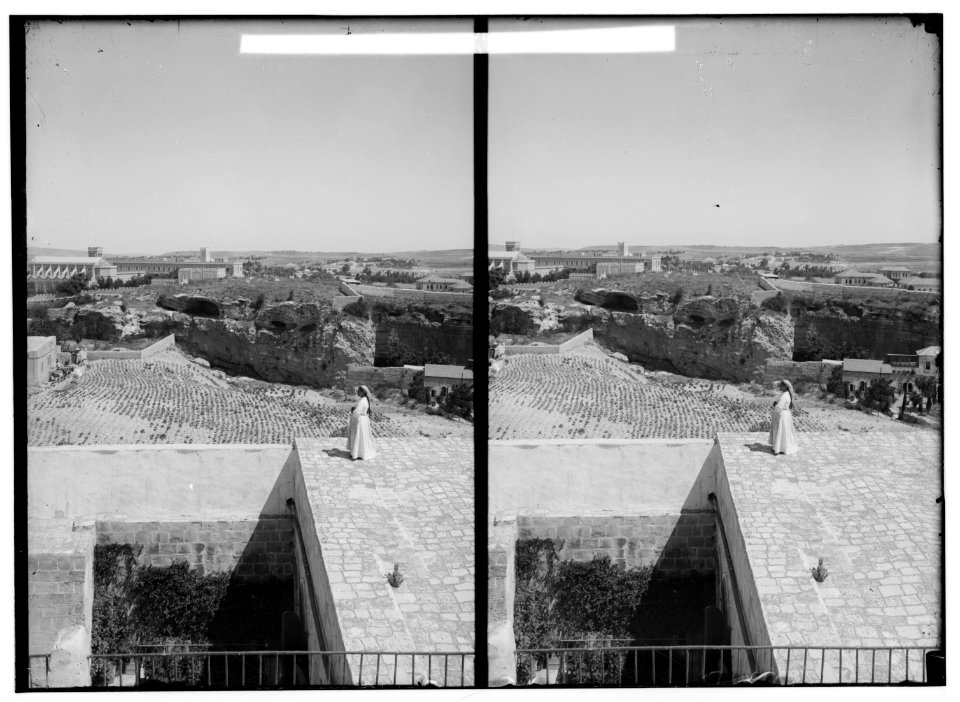 Damascus Gate and environs. Gordon's Calvary from the city wall LOC matpc.00919