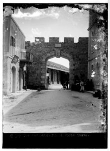 Damascus Gate and environs. New Gate LOC matpc.05457