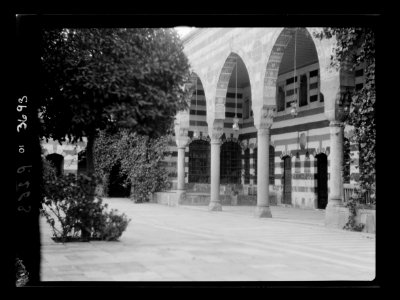 Damascus and Environs. Damascus. Palais Azam. The collonaded court LOC matpc.15488