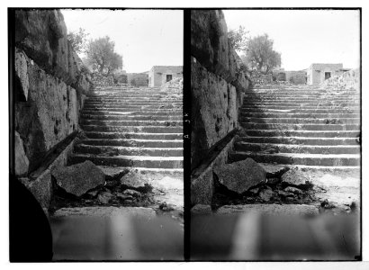 Damascus Gate and environs. Tombs of the Kings, the stairway LOC matpc.05063