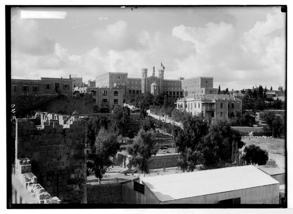 Damascus Gate and environs. Notre Dame de France hospice LOC matpc.05458
