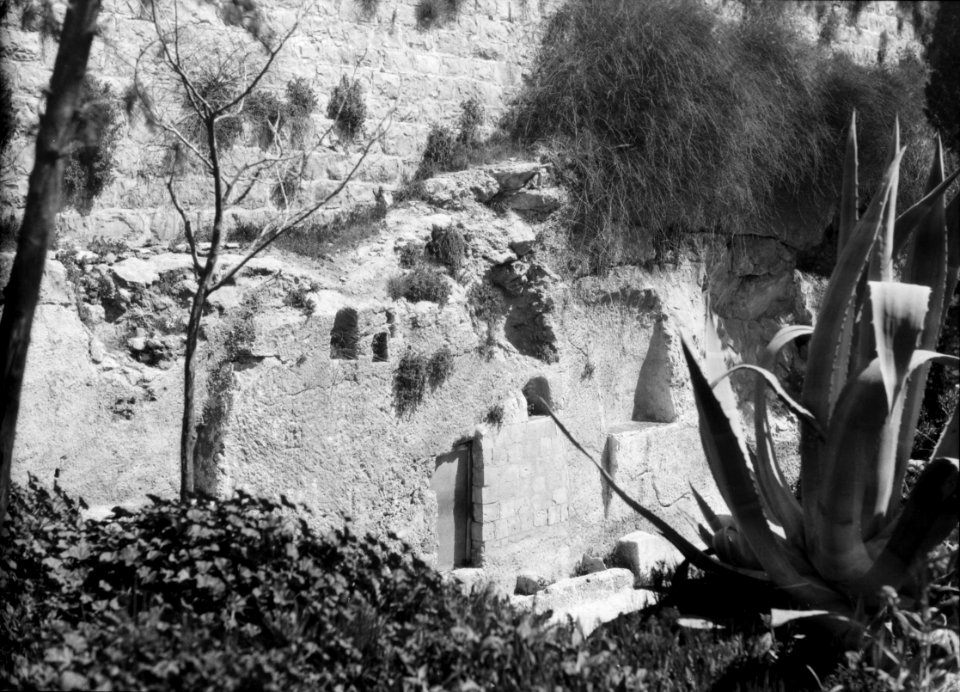 Damascus Gate and environs. Garden tomb, exterior LOC matpc.15100