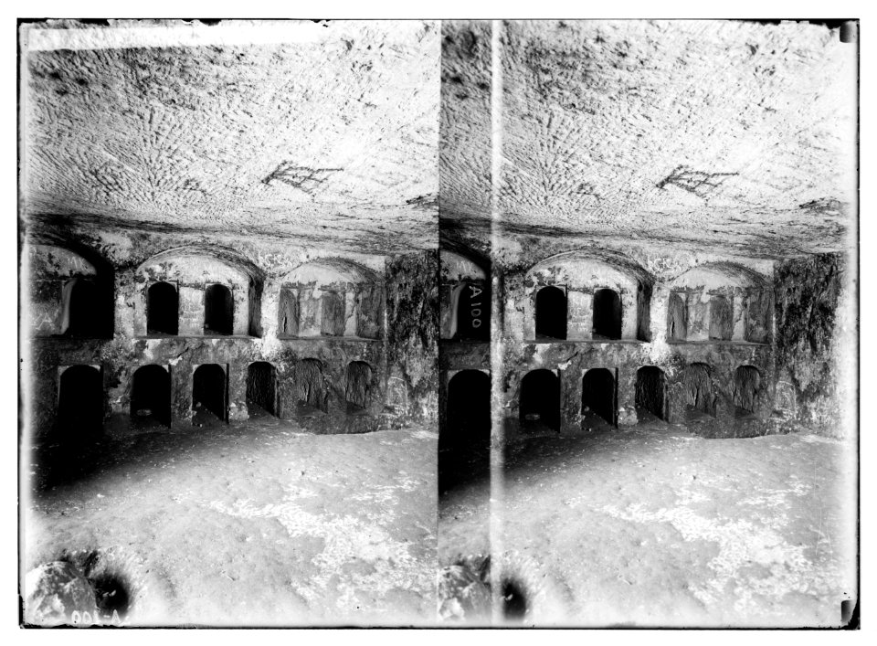 Damascus Gate and environs. Tombs of the Judges, interior LOC matpc.05065