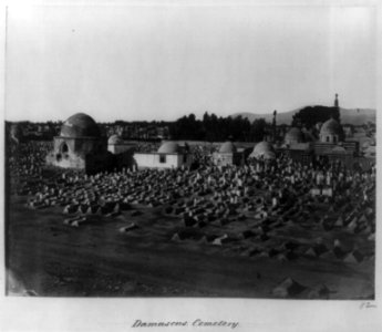 Damascus. Cemetery - Bonfils. LCCN92513364