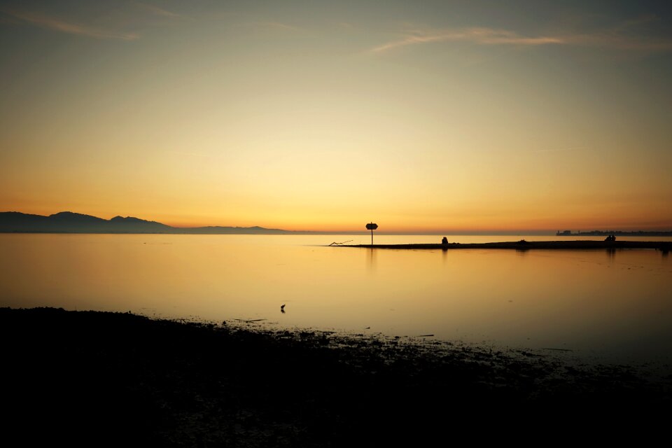 Lake sky abendstimmung