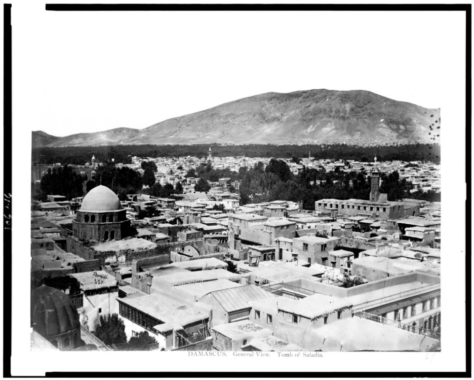 Damascus. General view. Tomb of Saladin - Bonfils. LCCN92513478