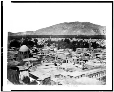 Damascus. General view. Tomb of Saladin - Bonfils. LCCN92513478