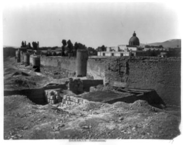 Damascus. Fortifications - Bonfils. LCCN92513353